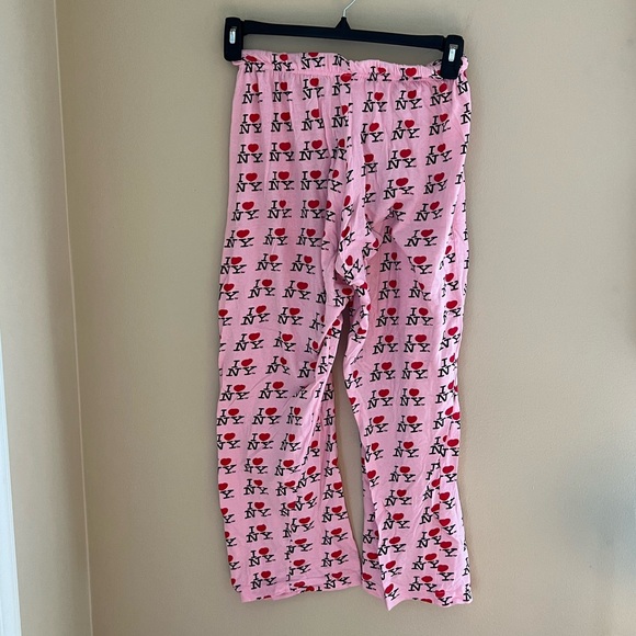 🗽I LOVE NEW YORK: Women’s size S, “I love New York” lounge pants, preowned. - Picture 6 of 6